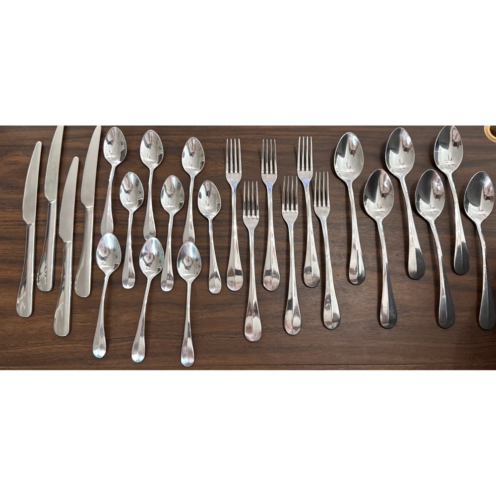 Set Of 25 IKEA Gamman Stainless Mixed Flatware Piece Fork Spoon‎ Knife 224 58